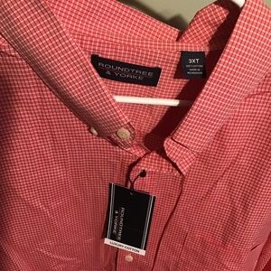 Men’s big and tall long sleeve shirt